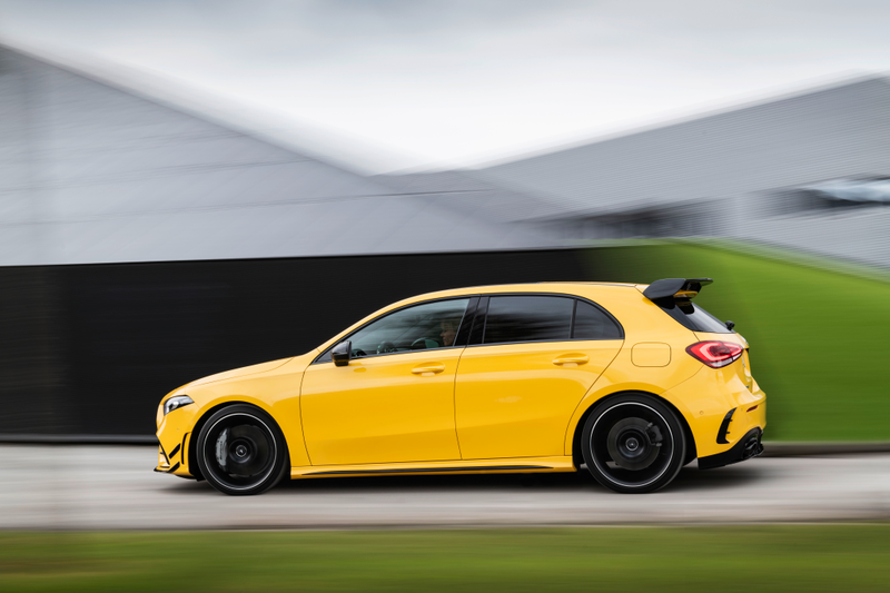 Illustration for article titled 2019 Mercedes-AMG A35: Benz's New Hot Hatch Has Toys for Your Next Track Day